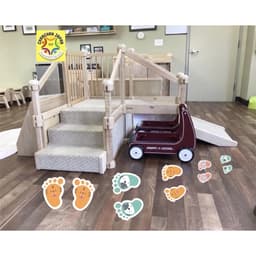 Sticker Bàn Chân Dán Sàn Cho Bé – Decal Chống Nước Định Hướng Cầu Thang, Nhà Vệ Sinh, Trường Mầm Non 3