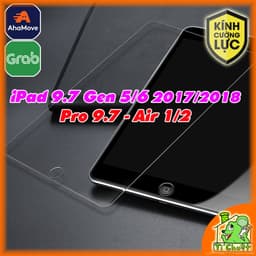 Kính CL iPad 9.7 Gen 5/6 2017/2018- iPad Air 1/ Air 2/ Pro 9.7 Cường Lực Mài Cạnh 2.5D 9H 1
