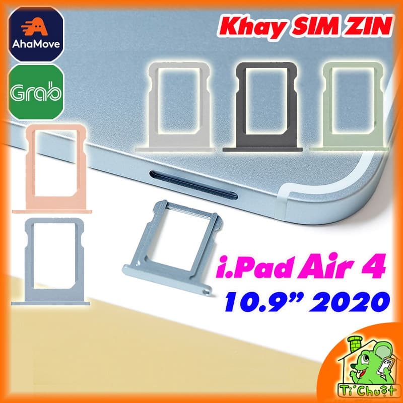Khay Đựng Sim Thay Thế cho iPad Air 4 10.9" 2020 Bằng Thép như ZIN