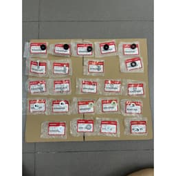 bộ ốc gác chân nhôm (bộ 23 cái) wave nhỏ zx 100 future 1 hàng chính hãng 1 bộ y như video 3