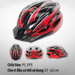 Mũ bảo hiểm xe đạp thể thao, Nón bảo hiểm chống sốc siêu nhẹ MBH 5