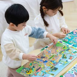 Bộ ghép nam châm theo chủ đề cho bé nội địa Hàn Quốc 6