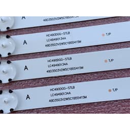 LED TIVI LG 49UJ632T 49UH619V 49UF6409 49UH651V 49UJ635V 49UF640T MỚI 100% BỘ 4 THANH MỖI THANH 9 BÓNG MỖI BÓNG 3V 4