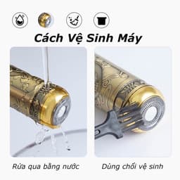 Máy cạo râu chính hãng, Máy cạo râu đa năng, dụng cụ cạo không đau rát, Thiết kế chống nước GIA DỤNG VĨNH NGÂN 3