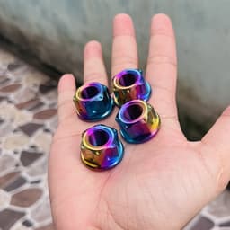 Tán titanium Gr5 thông dụng các loại 5li 6li 8li 10li 12li cực đẹp 3