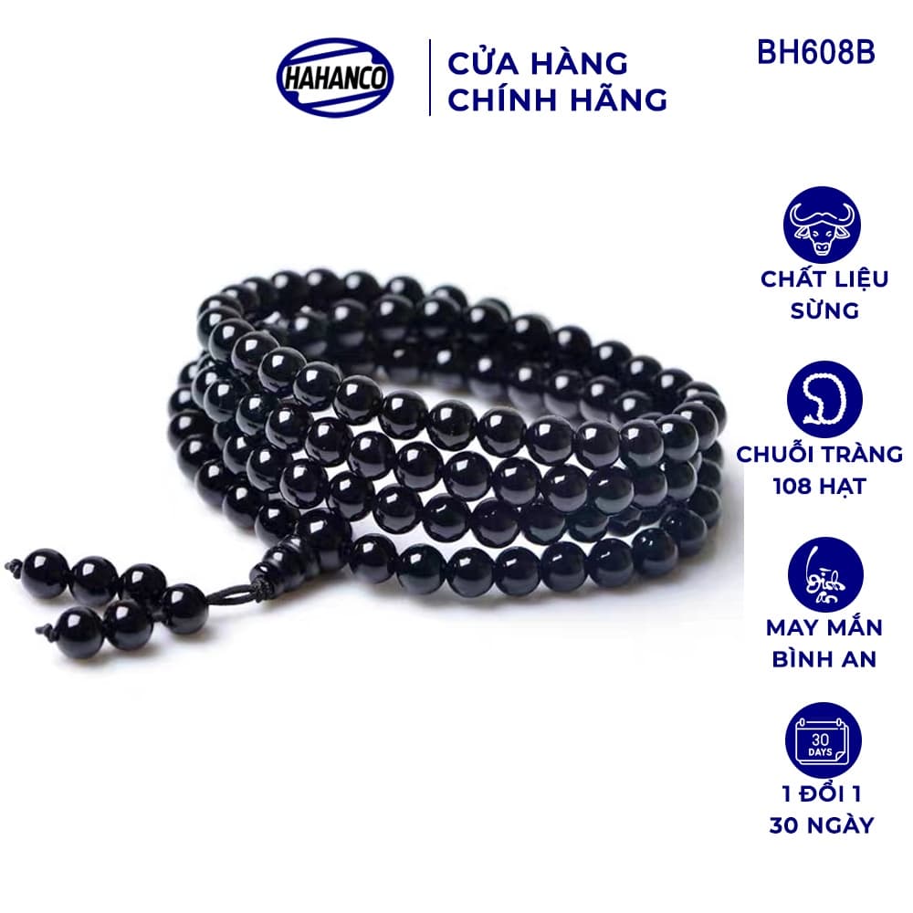 Chuỗi Vòng Tay Sừng Đen Đủ Size Đem Lại May Mắn Tài Lộc - XUONG MINH DUC