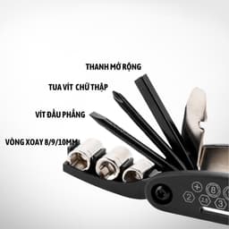 Bộ sửa chữa xe đạp đa năng 13 chức năng dành cho xe đạp thể thao BSC13 2