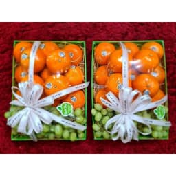 Khay giấy đựng hoa quả 1kg 3kg 5kg 4