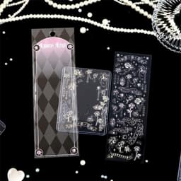 (nhiều mẫu) Ảnh dán lẻ tấm sticker trang trí toploader lấp lánh dễ thương độc đáo 6