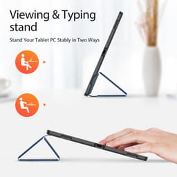 [DUX DUCIS-Có Khay Bút] Bao Da MTB Samsung Tab S10 ULTRA/ S9 ULTRA/ S8 ULTRA 14.6" DOMO Series Lưng Dẻo Vải Jean 3