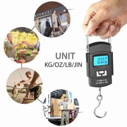 Kiprun Cân Hành Lý Kỹ Thuật Số 50kg / 10g Có Móc Treo Tiện Dụng 2