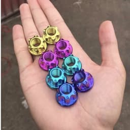 Tán titanium Gr5 thông dụng các loại 5li 6li 8li 10li 12li cực đẹp 4