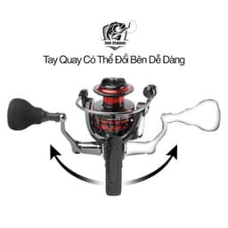 Máy Câu Cá Kim Loại Deukio FS Máy Câu Đứng 2000 Đến 7000 Chuyên Câu Lure 8