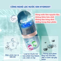 Máy khử độc thực phẩm Donlim, máy khử khuẩn thực phẩm, máy tiệt trùng, máy rửa rau củ quả bằng công nghệ điện phân nước 3
