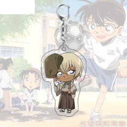 (Mua 1 tặng 1) Móc khóa CONAN THÁM TỬ LỪNG DANH VER KIMONO quà tặng Mica trong acrylic in hình anime chibi 9