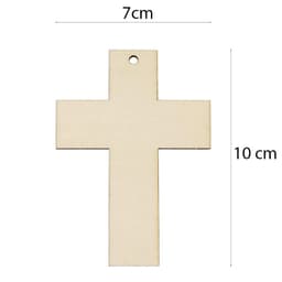Bộ Thẻ Gỗ Hình Chữ Thập T Có Khoét Lỗ Luồn Dây Dùng Làm Đồ Decor DIY, Chụp Ảnh, Giáo Cụ Học Tập Học Sinh 4