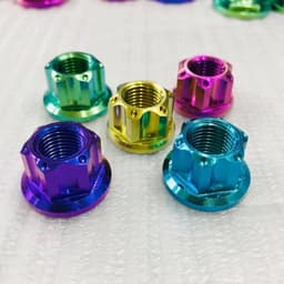 Tán titanium Gr5 thông dụng các loại 5li 6li 8li 10li 12li cực đẹp 5