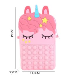 Túi xách nữ đeo chéo loại lớn silicon hình Pony, bong bóng pop-it giảm căng thẳng thời trang 2