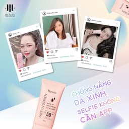 Kem chống nắng HEMIA 50ml dưỡng trắng nâng tone SPF50+  tự nhiên, Thấm mướt nhanh, mịn màng chính hãng Hàn Quốc 8