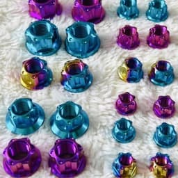 Tán titanium Gr5 thông dụng các loại 5li 6li 8li 10li 12li cực đẹp 2