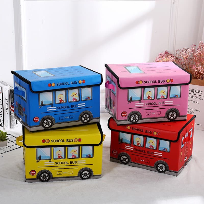 Thùng đựng đồ ô tô đồ chơi (KT 38cmx25cmx25cm) GIA DỤNG VĨNH NGÂN