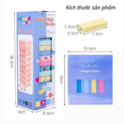Đồ chơi rút gỗ size lớn cho bé đồ chơi gỗ loại đẹp an toàn cho bé 8