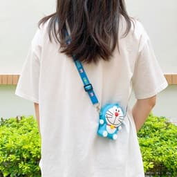[Mới] Túi xách đeo chéo silicon hình đô rê mon doraemon, thời trang dễ thương đựng bao lì xì mỹ phẩm 6