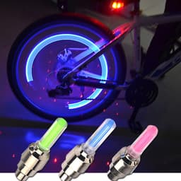 [ ĐÈN VAN ] Đèn xe đạp thể thao, Đèn led gắn van xe đầy đủ màu sắc DV01 2