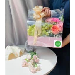Khay Túi Hộp Mica Đựng Hoa quả, Trái Cây Nhập Khẩu Siêu Đẹp. Đựng Quà Tặng Sang Trọng 6