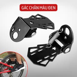 Cặp gác chân xe đạp thể thao kim loại chắc chắn, gấp gọn thoải mái GCN01 4