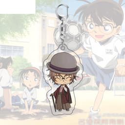 (Mua 1 tặng 1) Móc khóa CONAN THÁM TỬ LỪNG DANH VER KIMONO quà tặng Mica trong acrylic in hình anime chibi 6