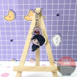 (mua 1 tặng 1) ( Mica trong acrylic) Móc khóa DETECTIVE CONAN THÁM TỬ LỪNG DANH ver GẮP TREO anime chibi 3