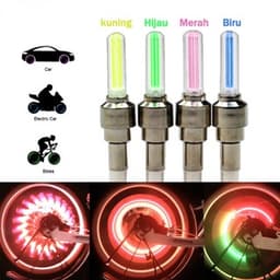 [ ĐÈN VAN ] Đèn xe đạp thể thao, Đèn led gắn van xe đầy đủ màu sắc DV01 3