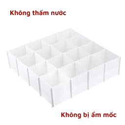 Set 4 Thanh chia ngăn tủ quần áo, ngăn kéo bàn làm việc sắp xếp đồ đạc gọn gàng 37x11cm gdgs66 7