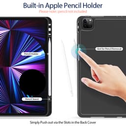 [Chính Hiệu DUX DUCIS] Bao Da iPad PRO 12.9" 2020/ M1 2021/ M2 2022 OSOM Series Khay Dẻo Da PU Trơn Có Khay Bút 4