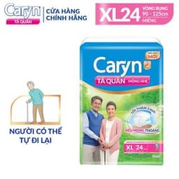 (COMBO 3 GÓI)Tã quần Caryn L28/M32/XL 24miếng siêu thấm hút, khô thoáng cả ngày,siêu tiết kiệm 5