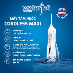 Máy Tăm Nước Waterjet Flosser Cordless Maxi, Không Dây, Dùng Được Cho Người Niềng Răng, Bảo Hành 12 Tháng 3