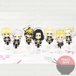(mua 1 tặng 1) (3CM) Mô hình Standee TOKYO REVENGERS KỊCH TRƯỜNG CỦA TAKEMICHI ver LÁI MOTO anime chibi mica arcylic 1