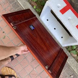 Tranh Đồng Hồ Treo Tường Gỗ hương Nam Phi Kích thước 41*81cm 8