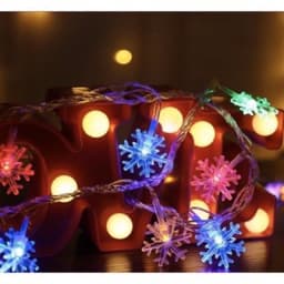 [XẢ KHO] Đèn led dây hình bông tuyết 3.6M 16 bóng 4