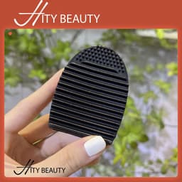 Dụng cụ vệ sinh cọ Silicon trang điểm chuyên nghiệp, làm sạch mọi loại cọ, tạo bọt - Hity Beauty 1