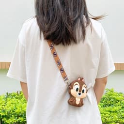 [Mới] Túi xách đeo chéo silicon hình sóc nâu chip & dale thời trang dễ thương đựng bì lì xì mỹ phẩm 2