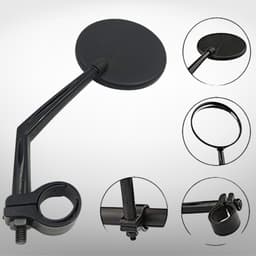 Gương xe đạp thể thao cổ dài, Gương cầu lồi xe đạp BẢN 8CM TO quay 360 độ linh hoạt, tiện lợi GX02 8