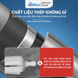 "Súng Thông Tắc Bồn Cầu & Chậu Rửa Mới MIFAN - Khí Nén AGT 8kg, Nhựa ABS Cao Cấp" 7