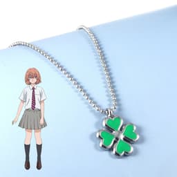 Dây Chuyền Vòng Cổ Hình Cỏ 4 Lá Anime TOKYO REVENGERS Hinata Kịch trường của Takemichi Phụ Kiện Qùa Tặng Fan Anime 4