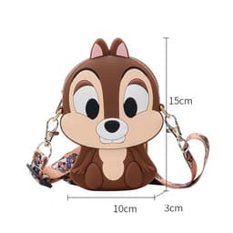 [Mới] Túi xách đeo chéo silicon hình sóc nâu chip & dale thời trang dễ thương đựng bì lì xì mỹ phẩm 3