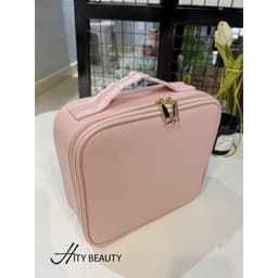 [Full Màu] Cóp da, vải Makeup khóa kéo chuyên nghiệp, cá nhân, cao cấp, ngăn chứa đa năng, linh hoạt - Hity Beauty 4