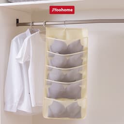 Túi Treo Đồ Lót JYoohome 2 Mặt 30 Ngăn Túi Đựng Tất Vớ Áo Lót 2 Dây Tiện Lợi Giỏ Túi Xách 8
