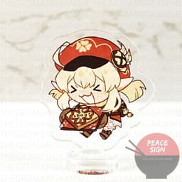 (mua 1 tặng 1) ( 3cm ) Mô hình Standee GENSHIN IMPACT ver CHIBI ĂN game anime chibi mica trong arcylic trưng bày 7