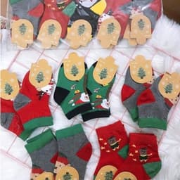 Sét 10 Đôi Tất Noel cho bé họa tiết hoạt hình cực đáng yêu 5